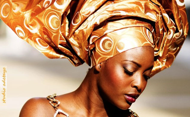 definition of african fashion Nigerian scarf